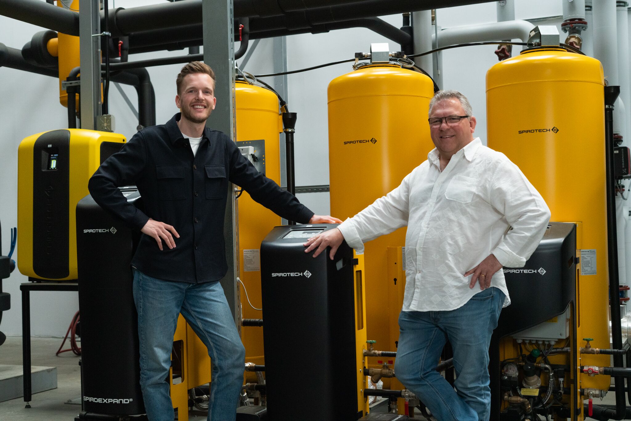 Laurens and Joost at Spirotech