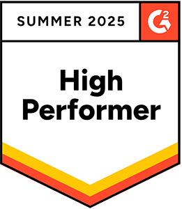 G2 - High Performer Summer 2025